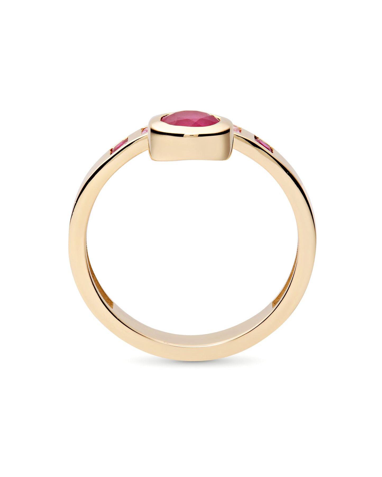 Ascend Ring | Ruby & Diamonds 10k Gold