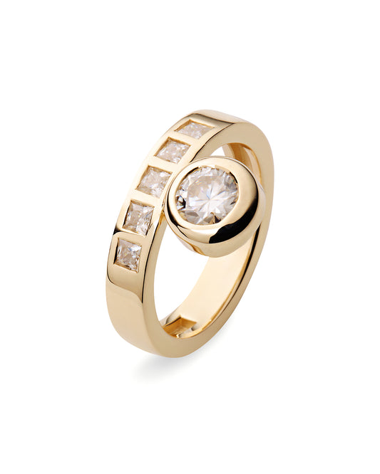 Ascend Ring | Diamonds 10k Gold