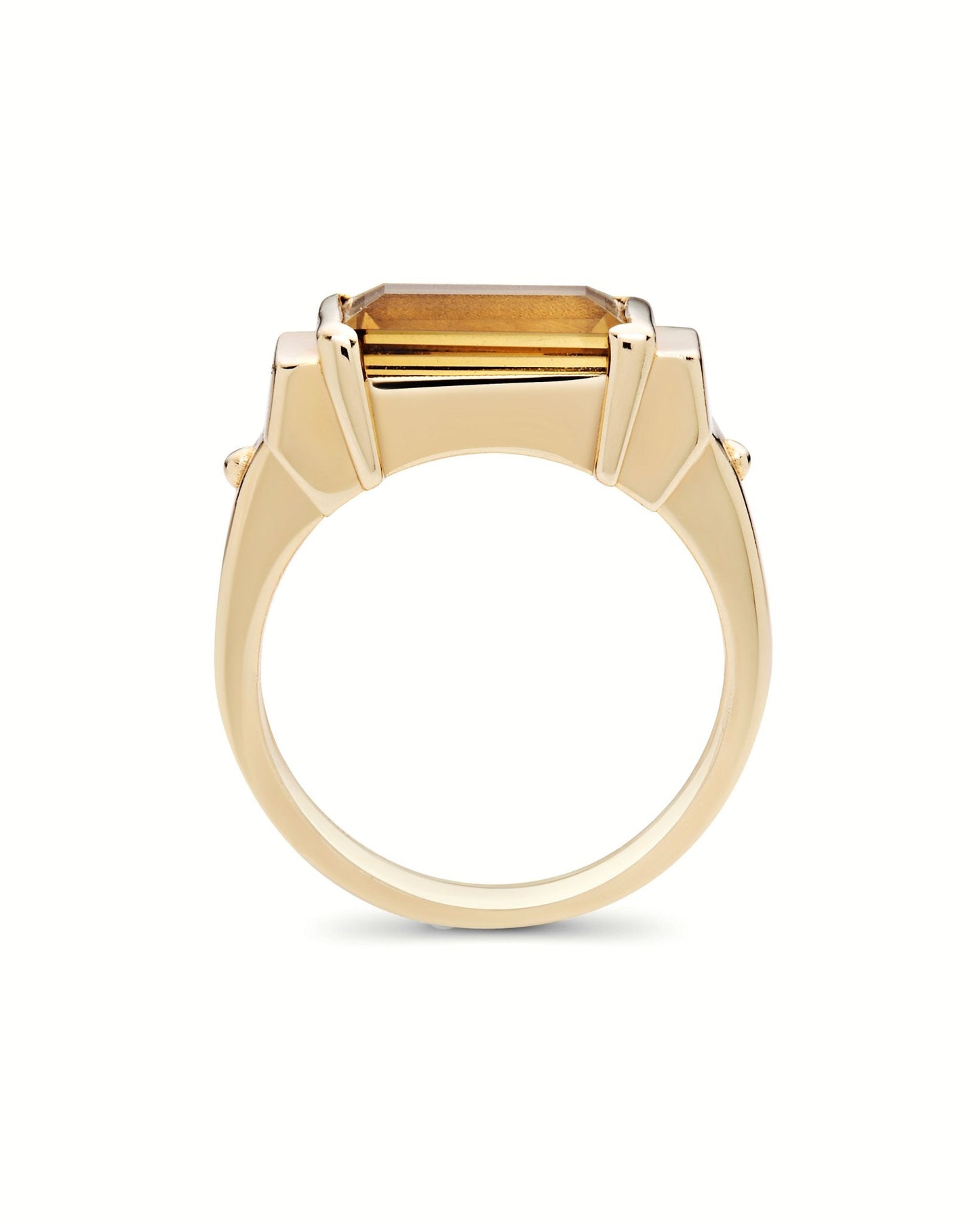 Aurion Ring | Citrine & Diamonds 10k Gold - ALTRA Jewellery - 