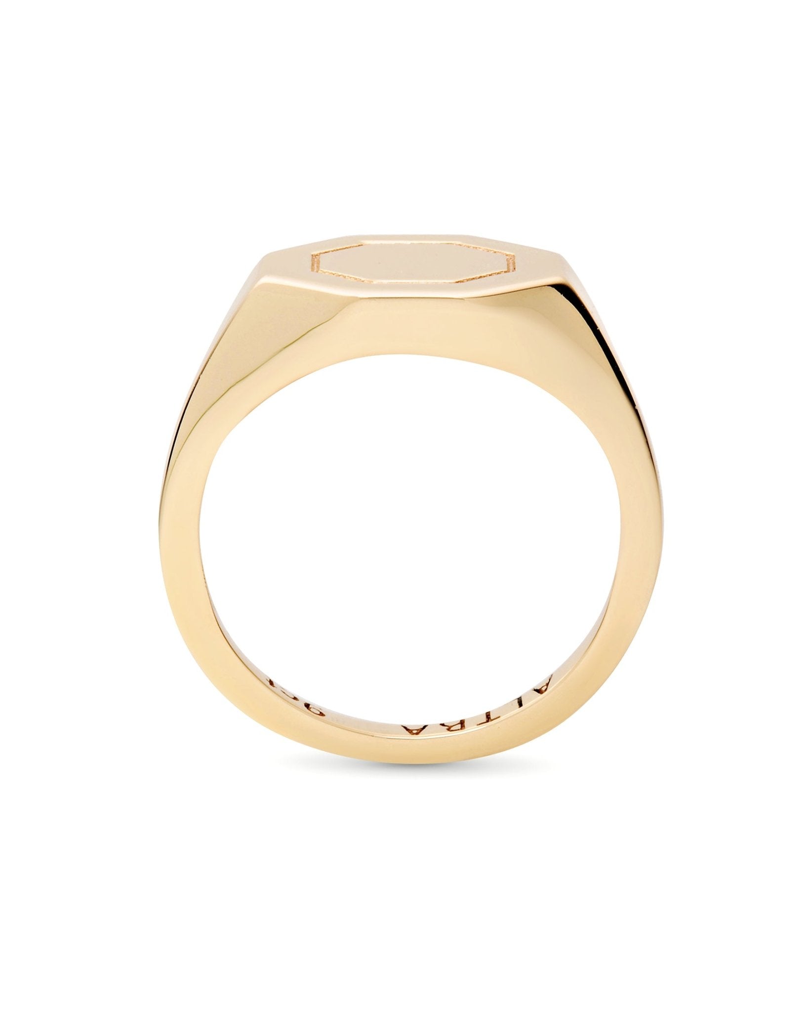 Deco Edge Ring | 10k Gold - ALTRA Jewellery - 