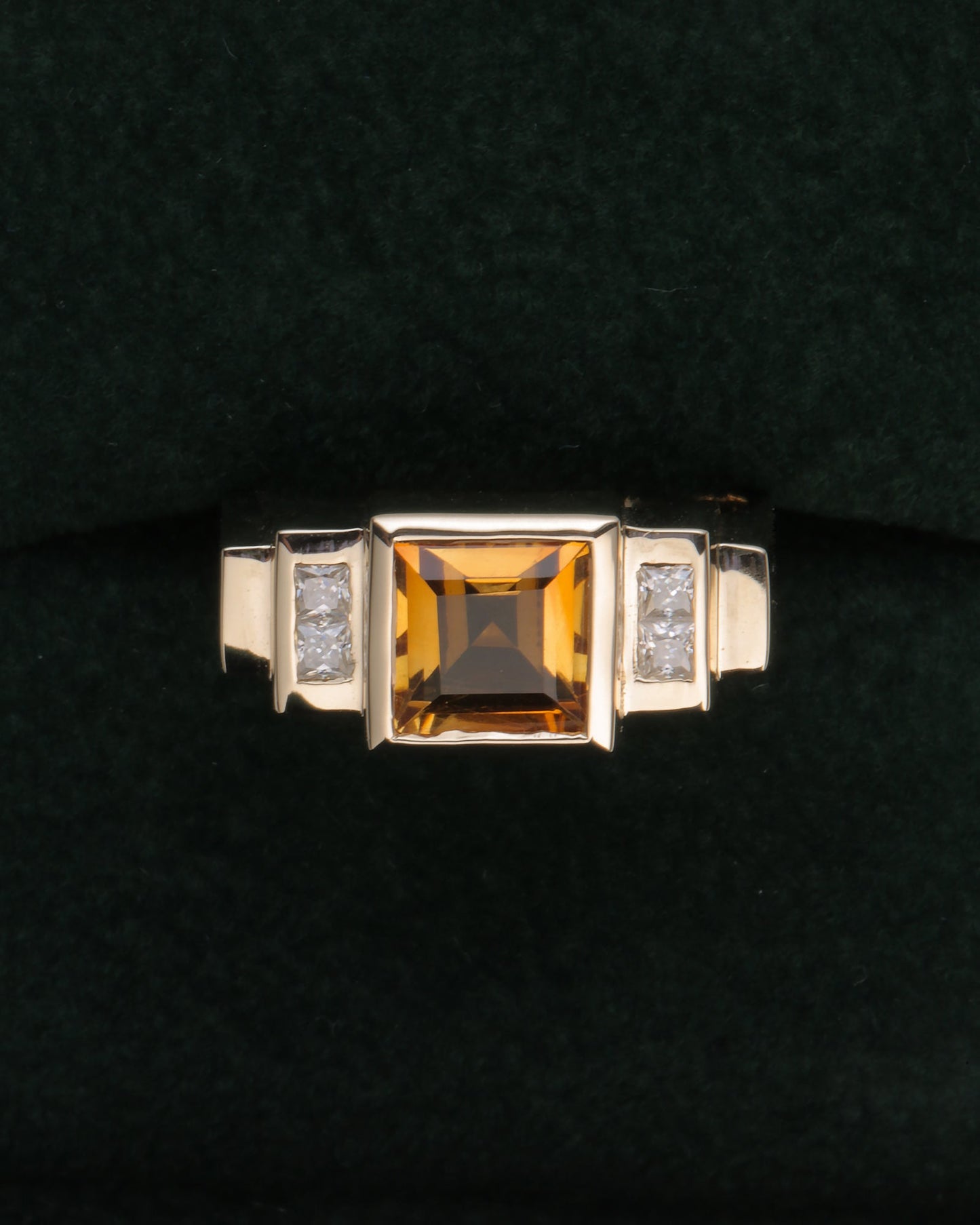 Prism Ring | Citrine 10k Gold - ALTRA Jewellery - 