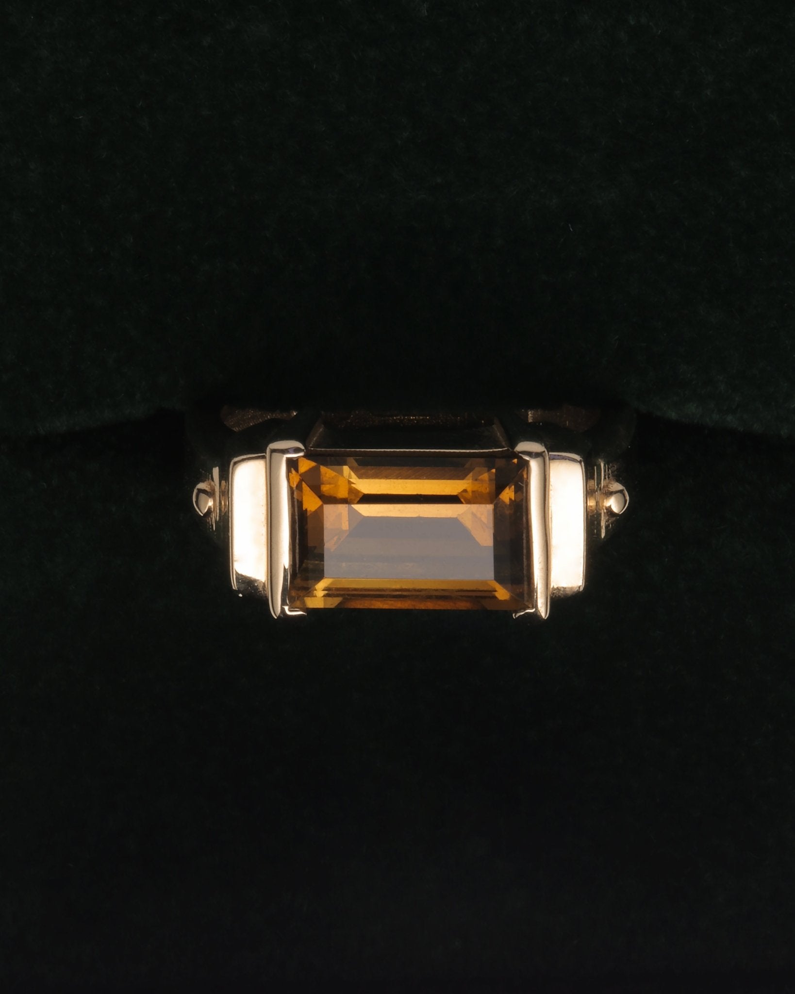 Prism Ring | Citrine & Diamonds 10k Gold - ALTRA Jewellery - 